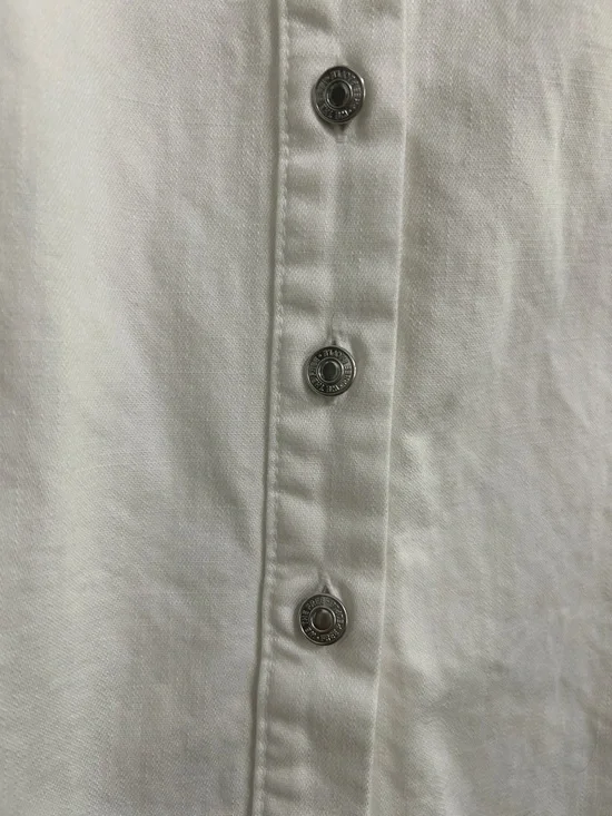 Free People White denim Button-Front Maxi Dress - Picture 5 of 8